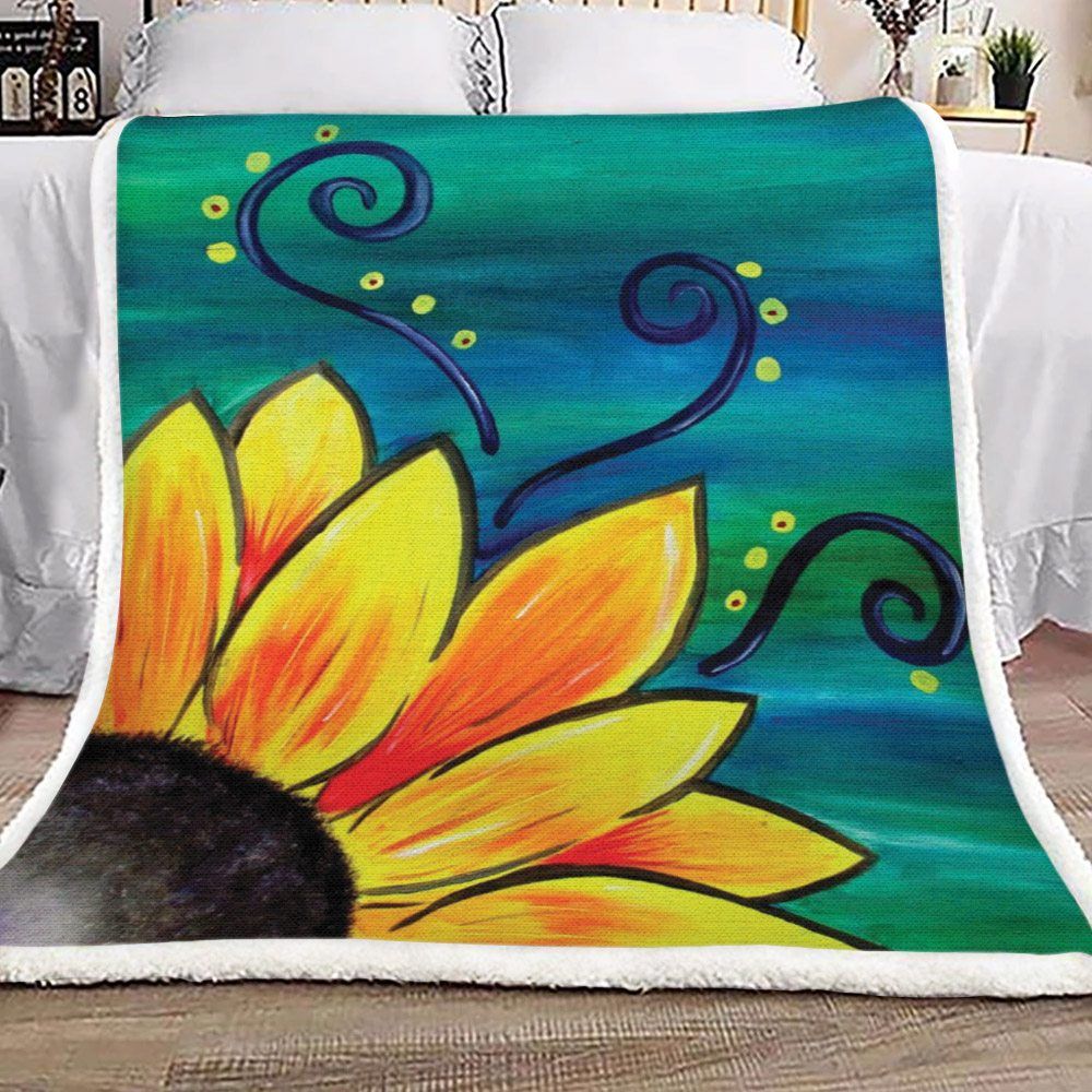 Sunflower Sherpa Fleece