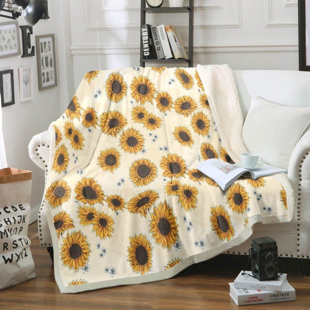 Sunflower Sherpa Fleece