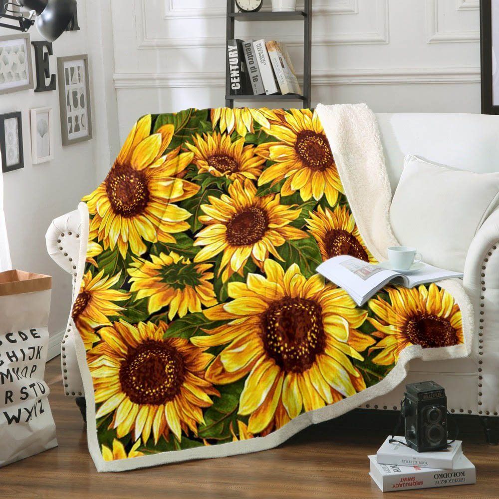 Sunflower Sherpa Fleece