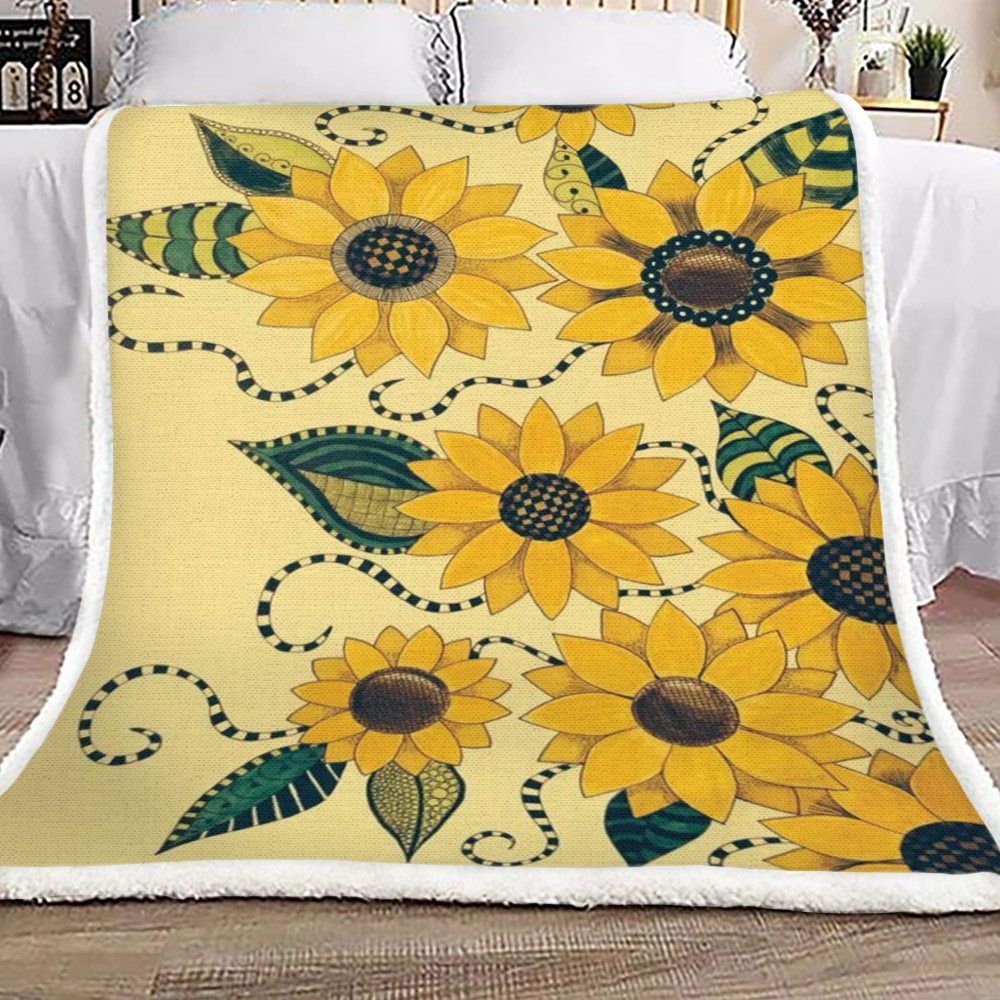 Sunflower Sherpa Fleece