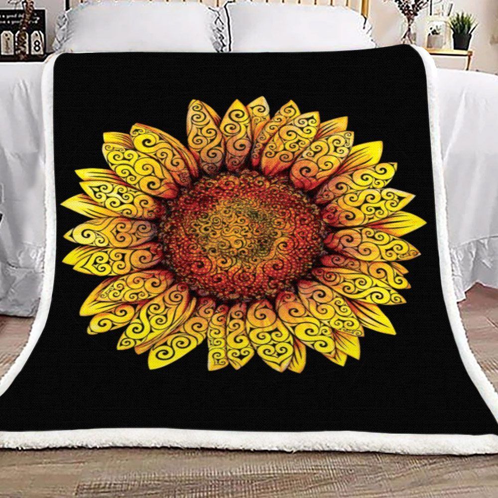 Sunflower Sherpa Fleece