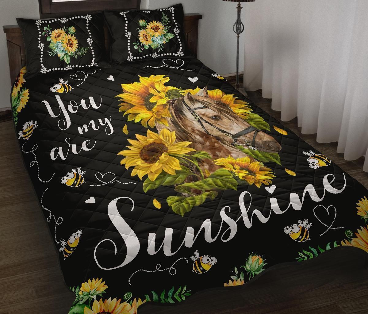Sunflower Horse Bedding Set