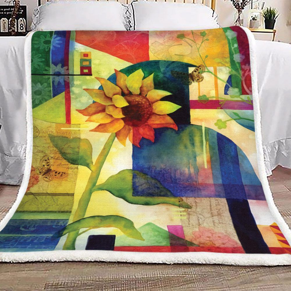 Sunflower Sherpa Fleece