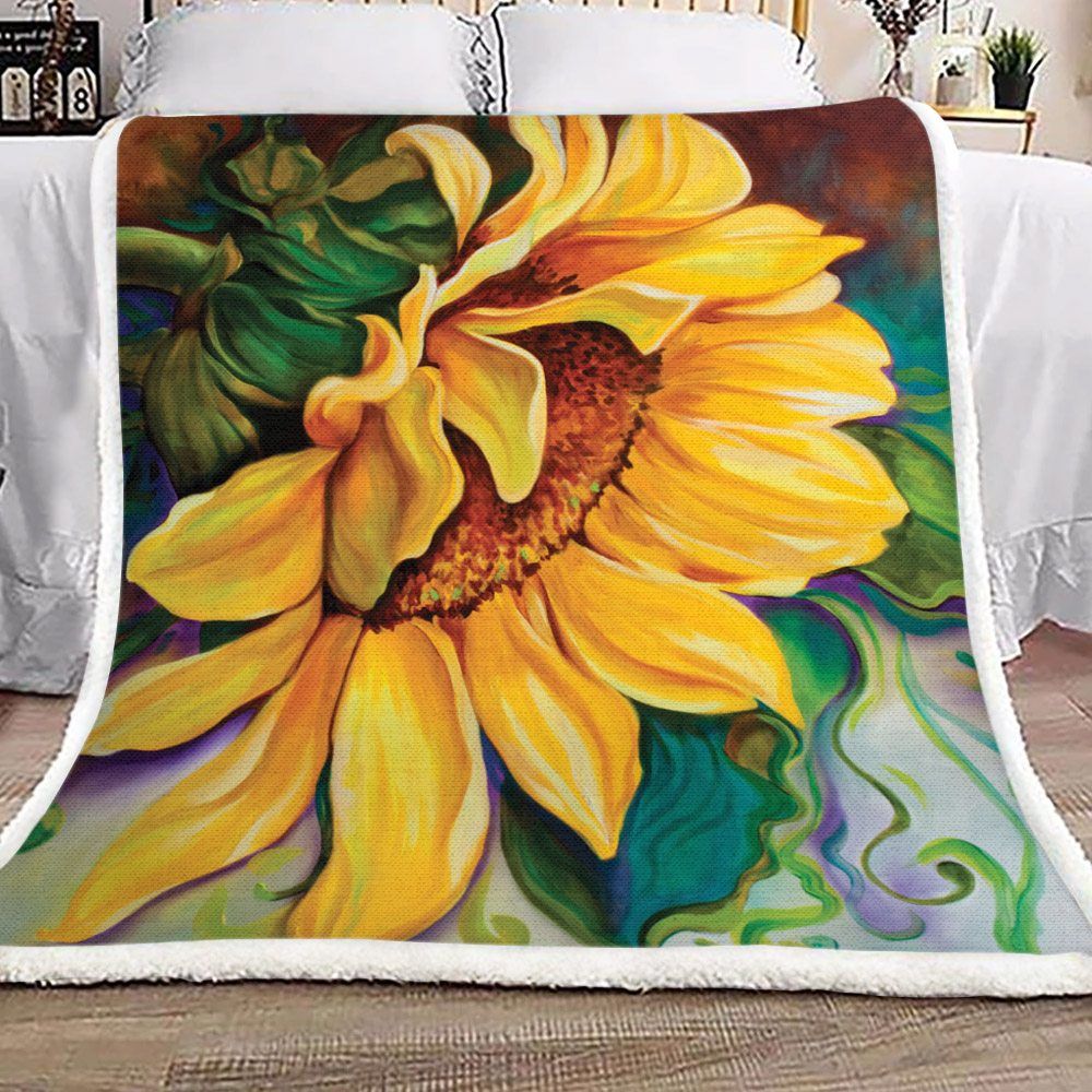 Sunflower Sherpa Fleece