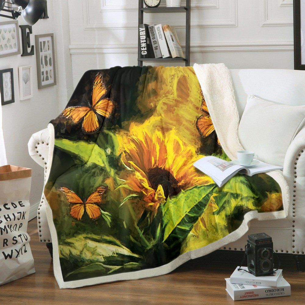 Sunflower Sherpa Fleece