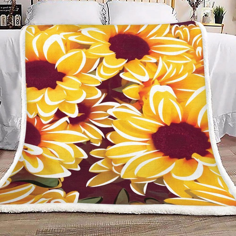 Sunflower Sherpa Fleece