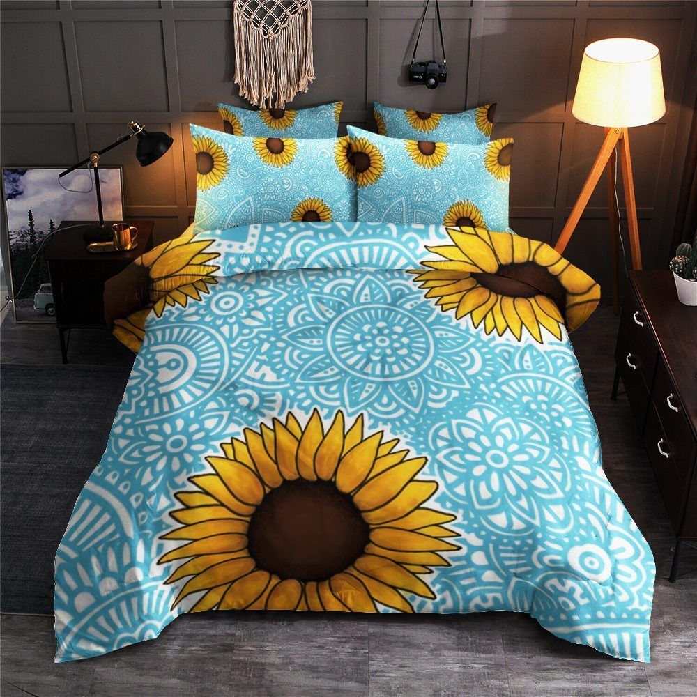 Sunflower Mandala Bedding Set