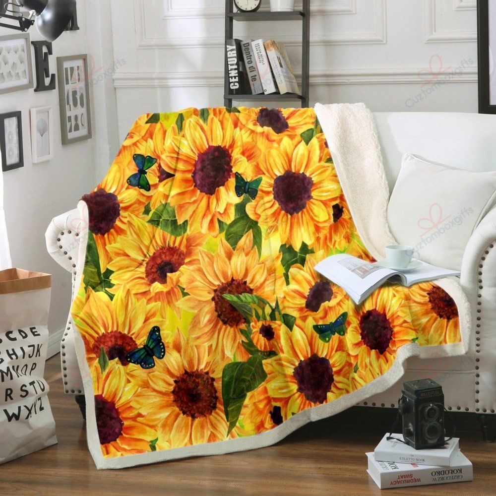 Sunflower Fleece Blanket