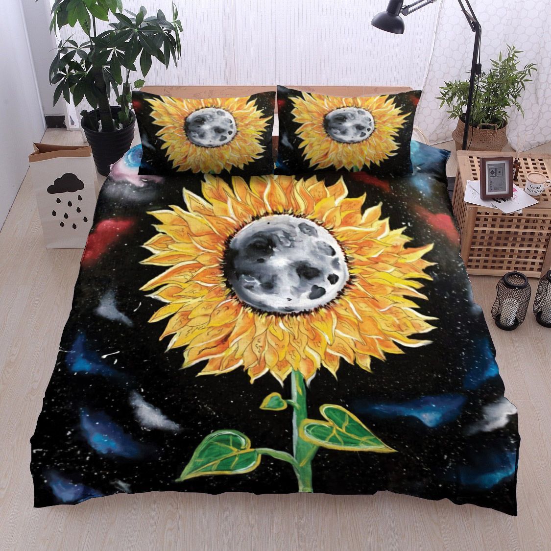 Sunflower Moon Bedding Set