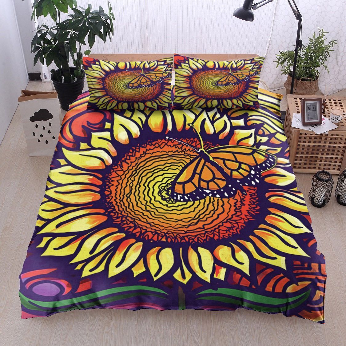 Sunflower Mug Bedding Set