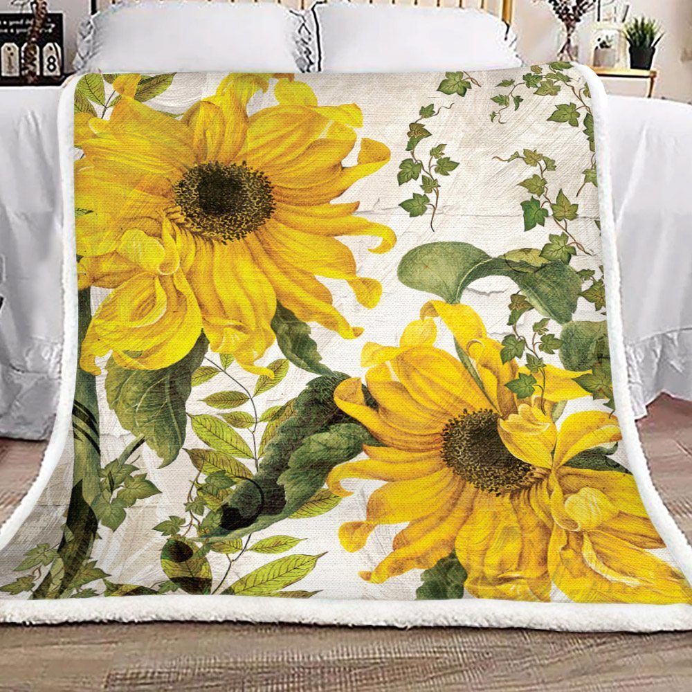 Sunflower Sherpa Fleece