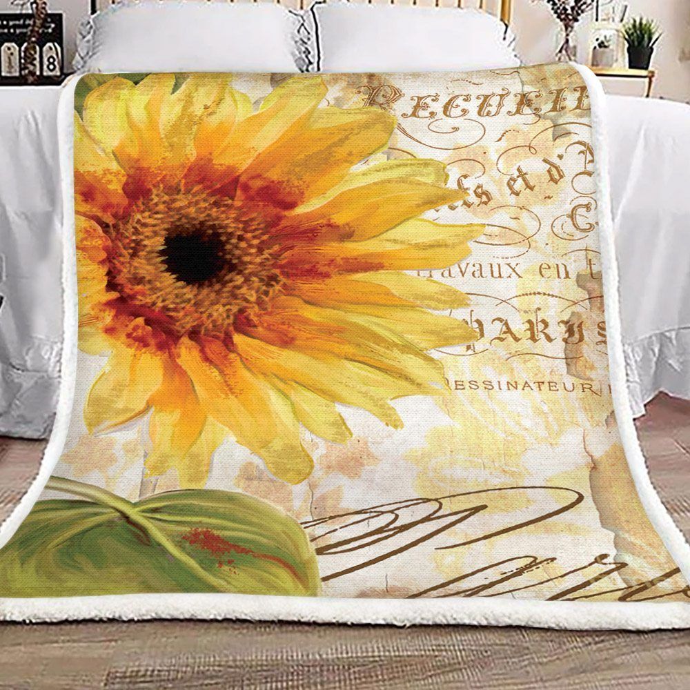 Sunflower Sherpa Fleece