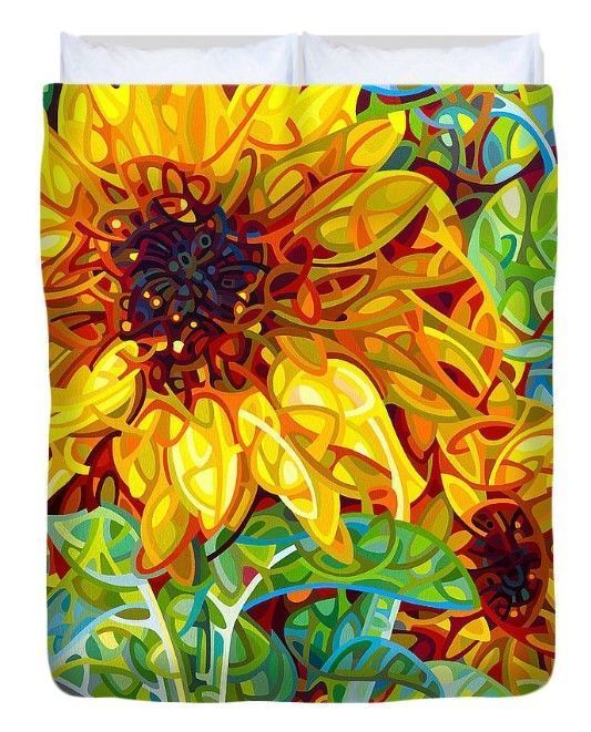 Sunflower Portrait Bedding Set
