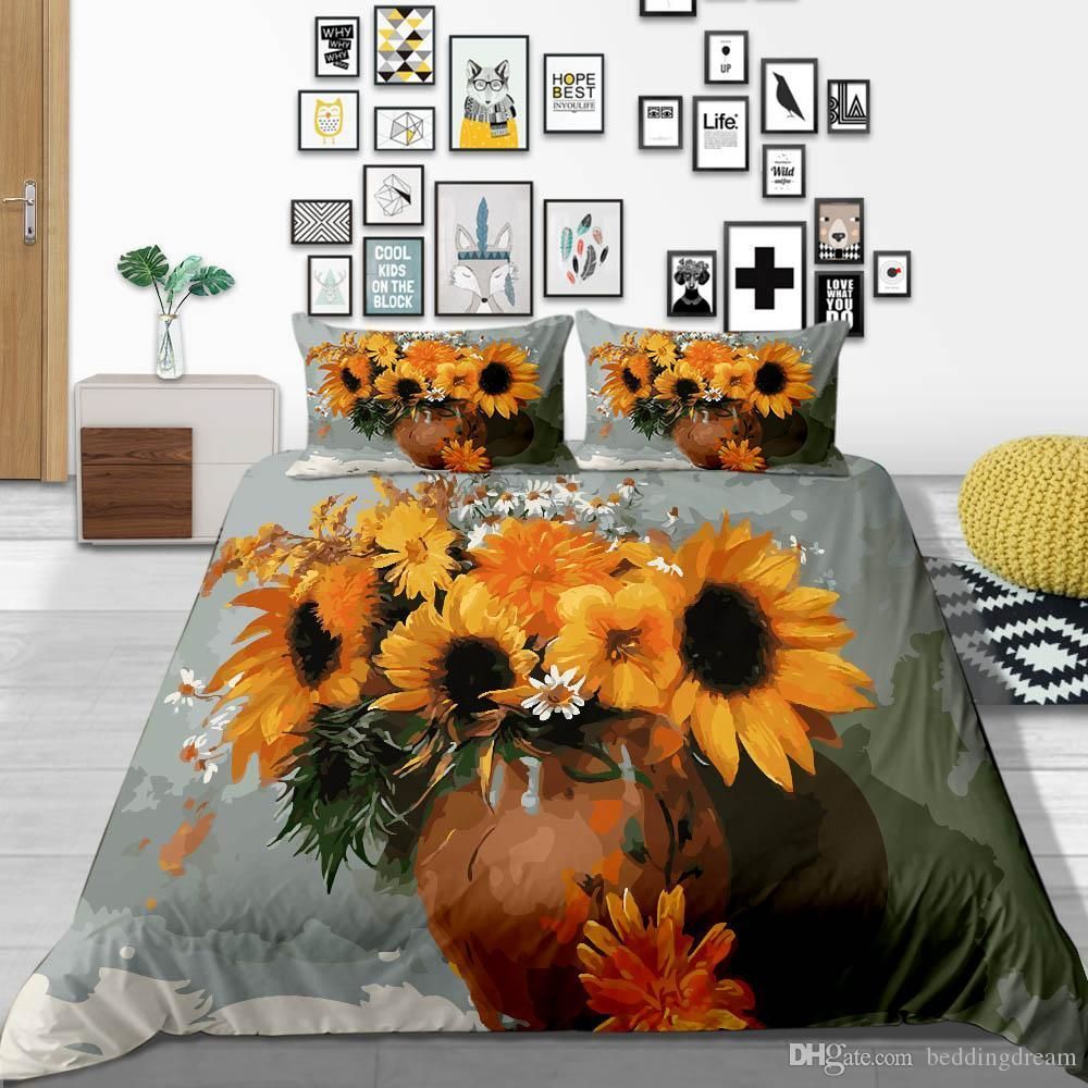 Sunflower Pot Bedding Set