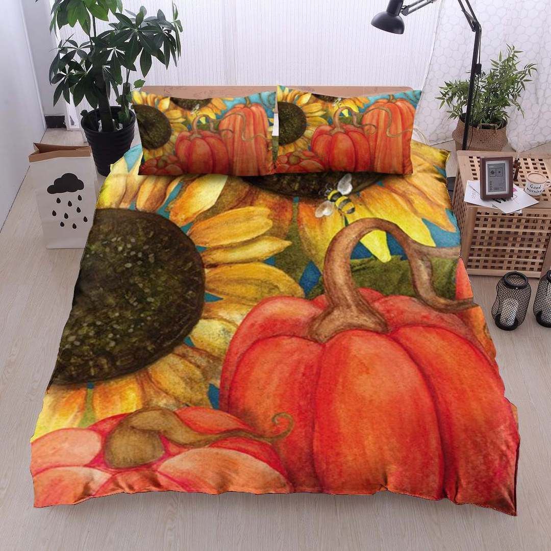 Sunflower Pumpkins Bedding Set