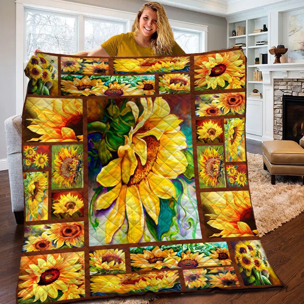 Sunflower Quilt Blanket BBB070237SM