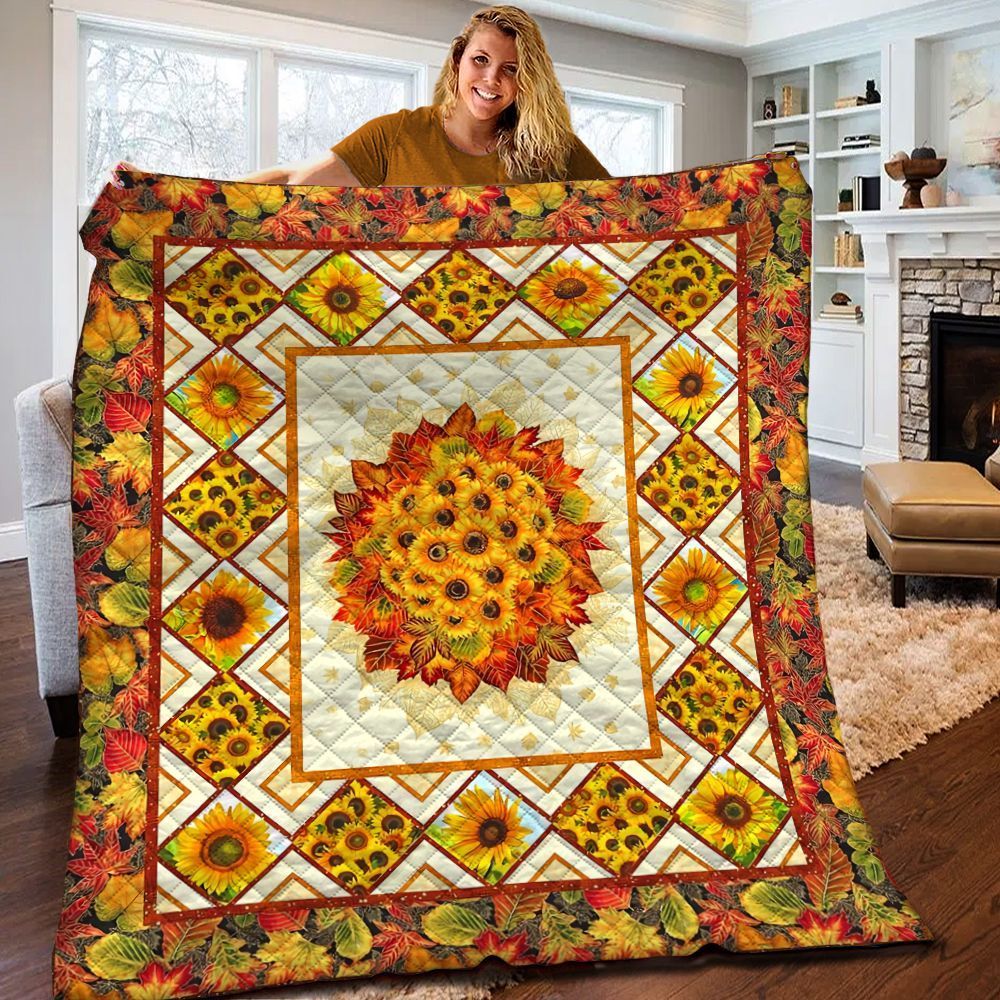 Sunflower Quilt Blanket BBB100219SM
