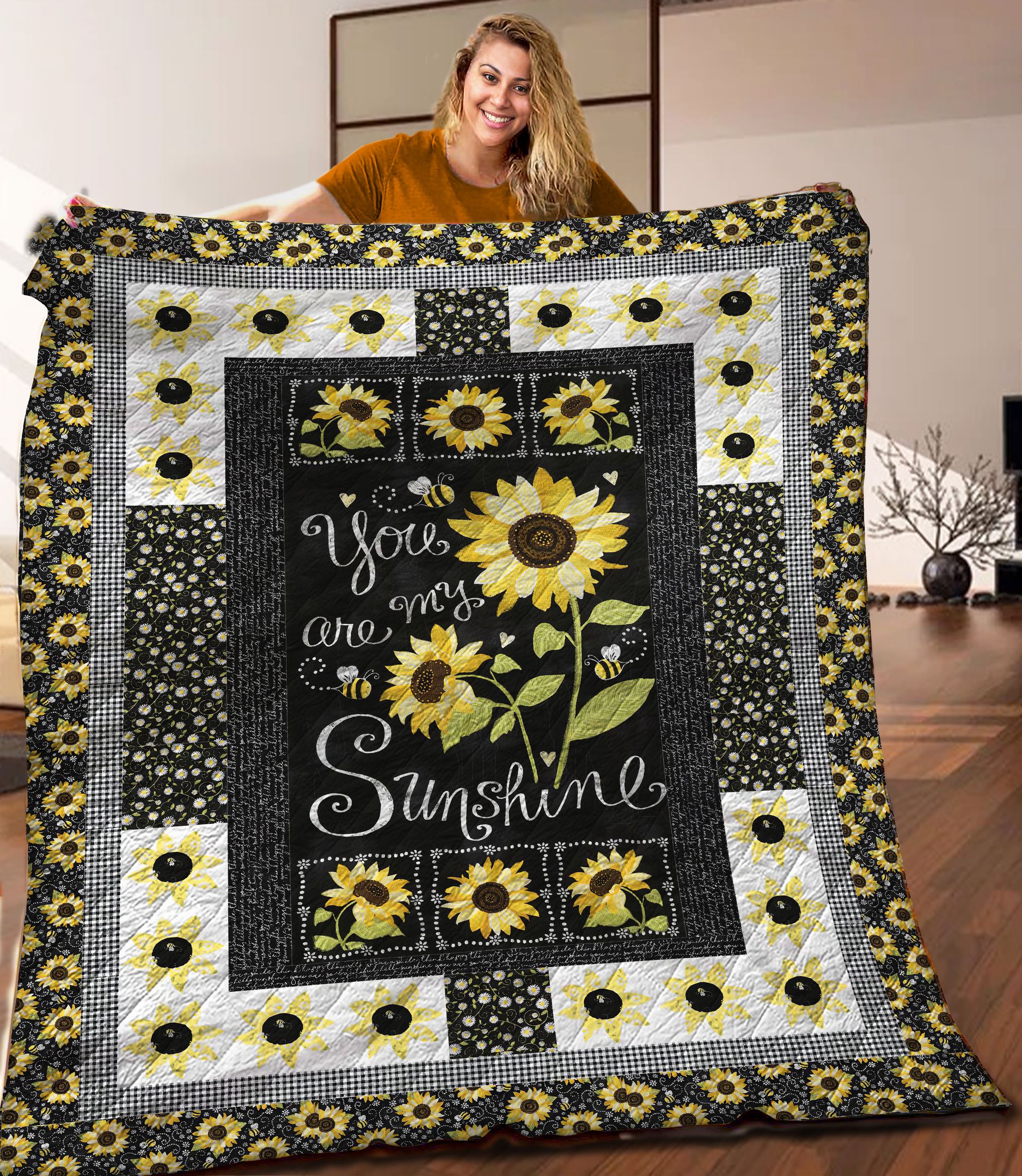 Sunflower Quilt Blanket C9B020601DL