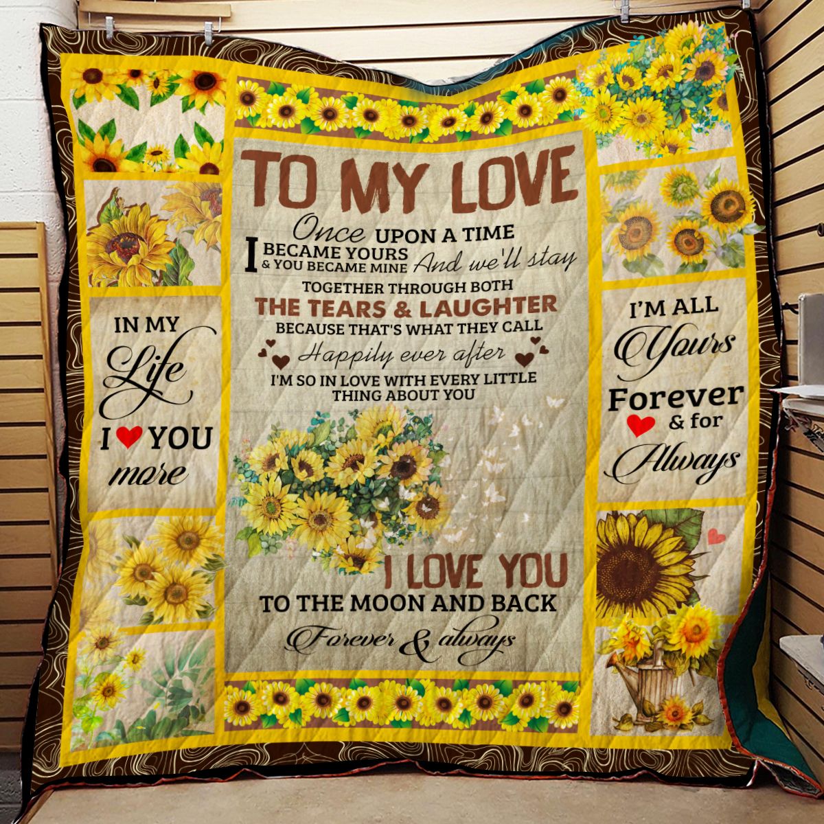 Sunflower Quilt Blanket DHC0712100VT