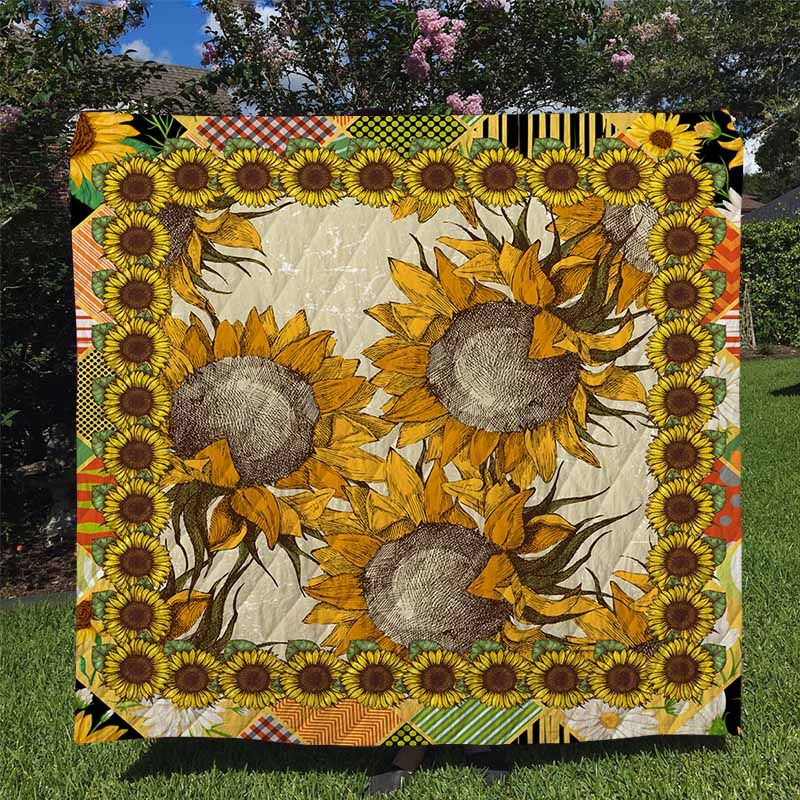 Sunflower Quilt Blanket DHC170120759TD