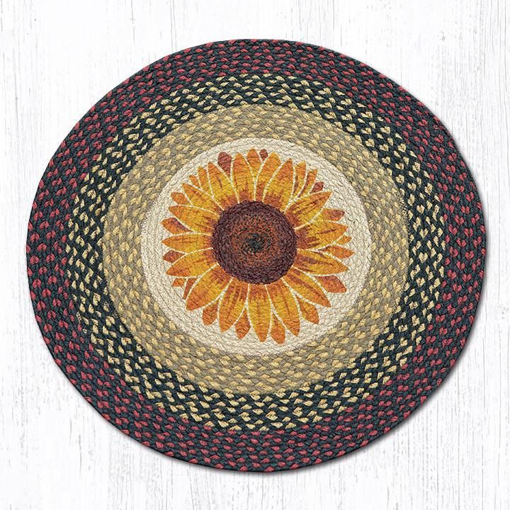 Sunflower Round Carpet