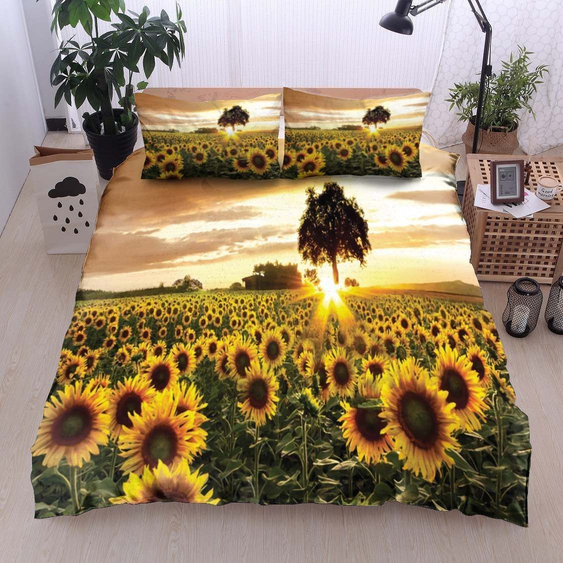 Sunflower Sun Bedding Set