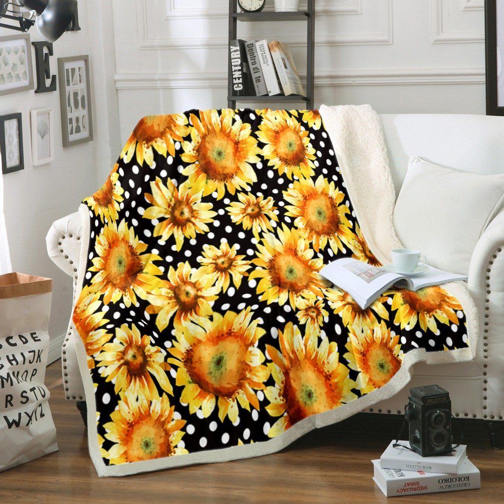 Sunflower Sherpa Fleece