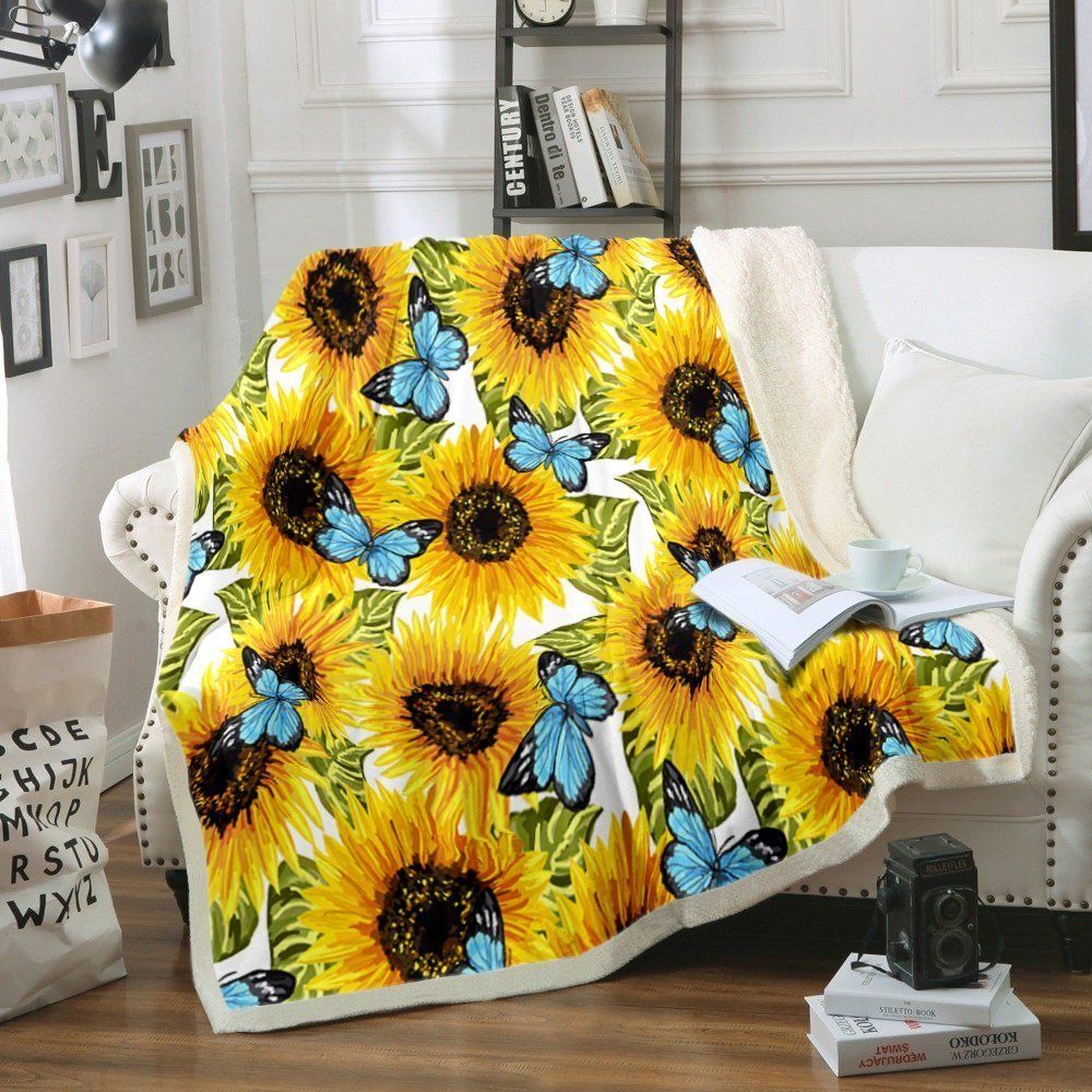 Sunflower Sherpa Fleece