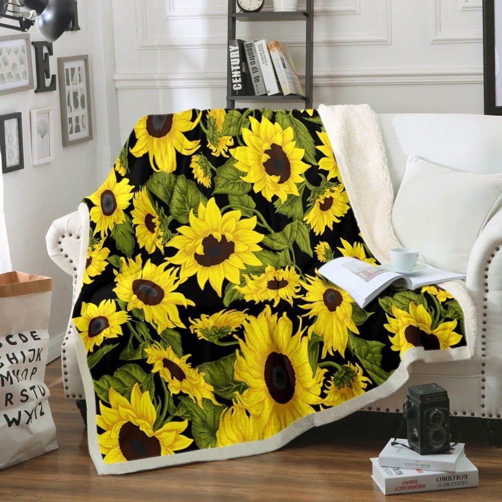 Sunflower Sherpa Fleece