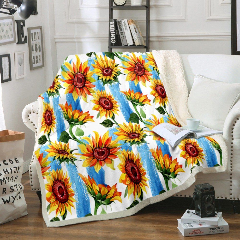 Sunflower Sherpa Fleece