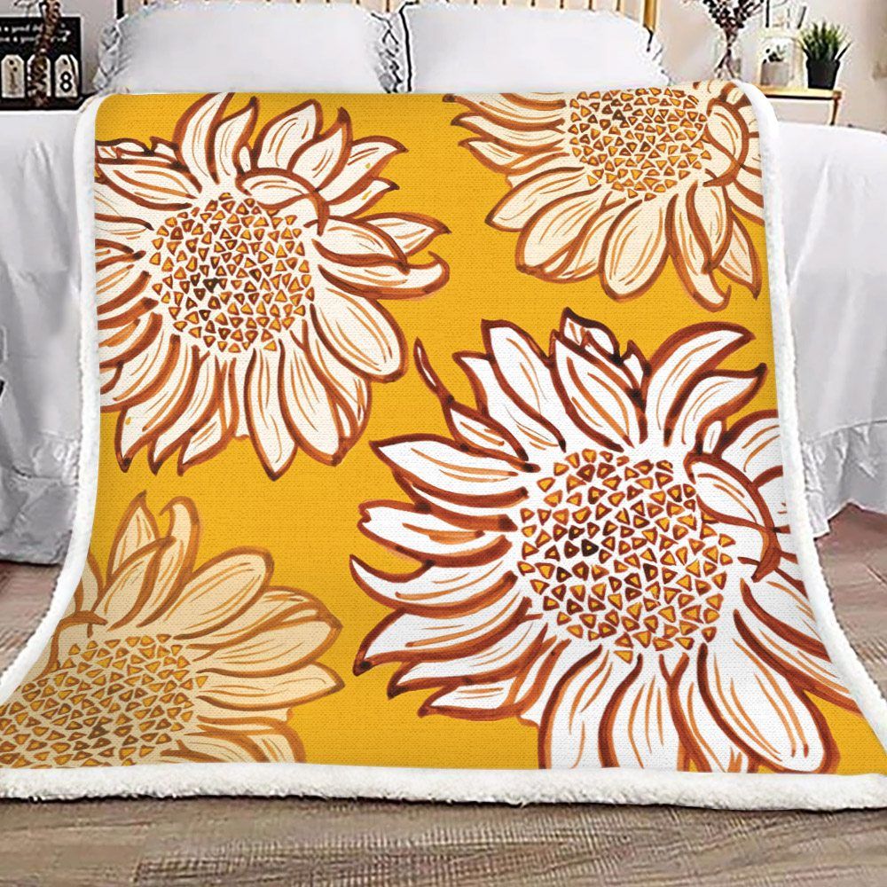 Sunflower Sherpa Fleece