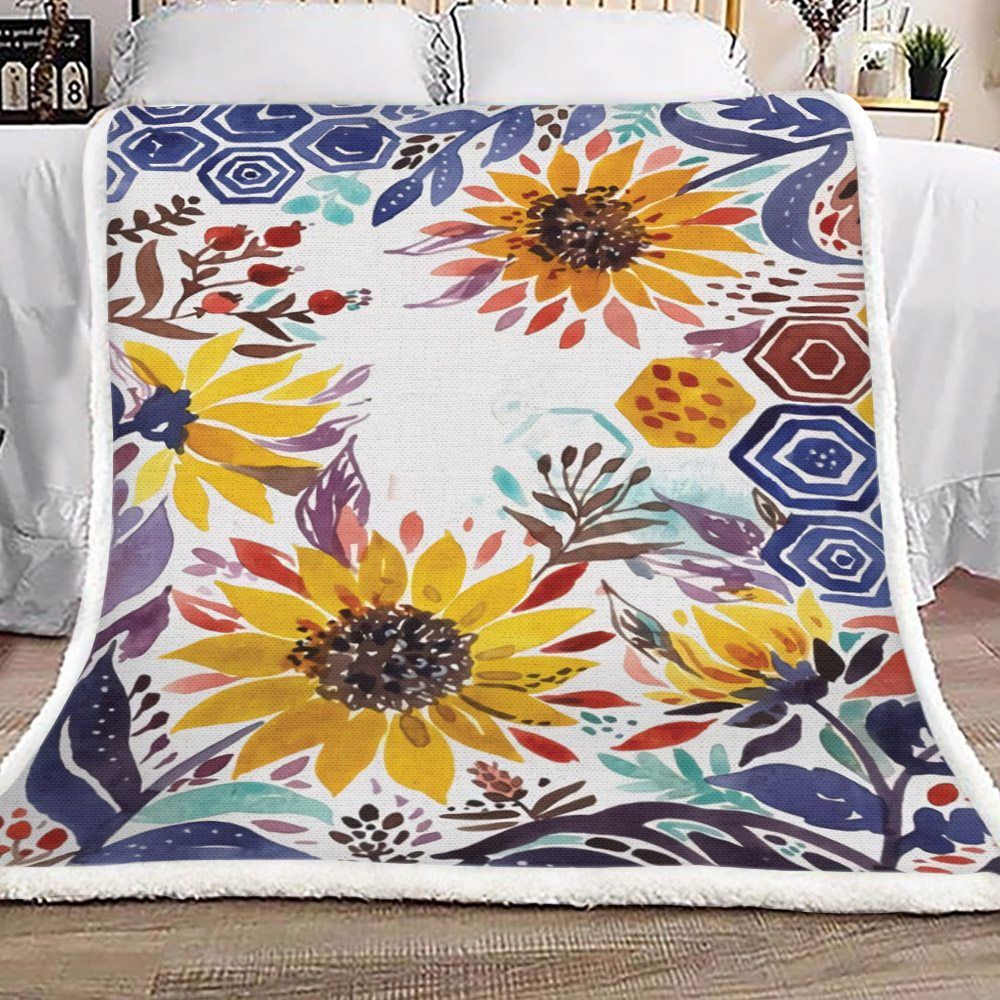 Sunflower Sherpa Fleece