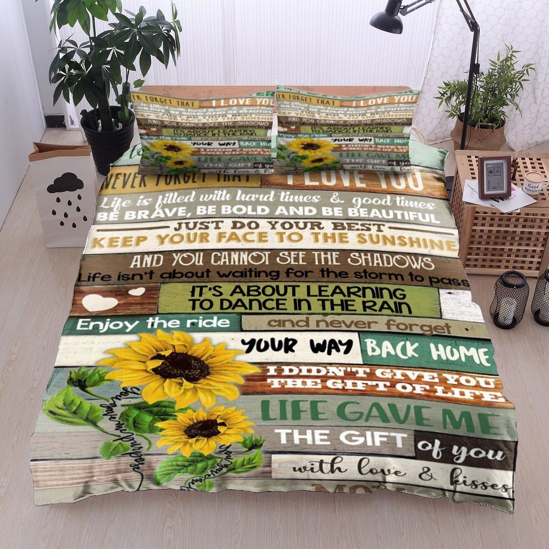 Sunflower To My Daughter Bedding Set