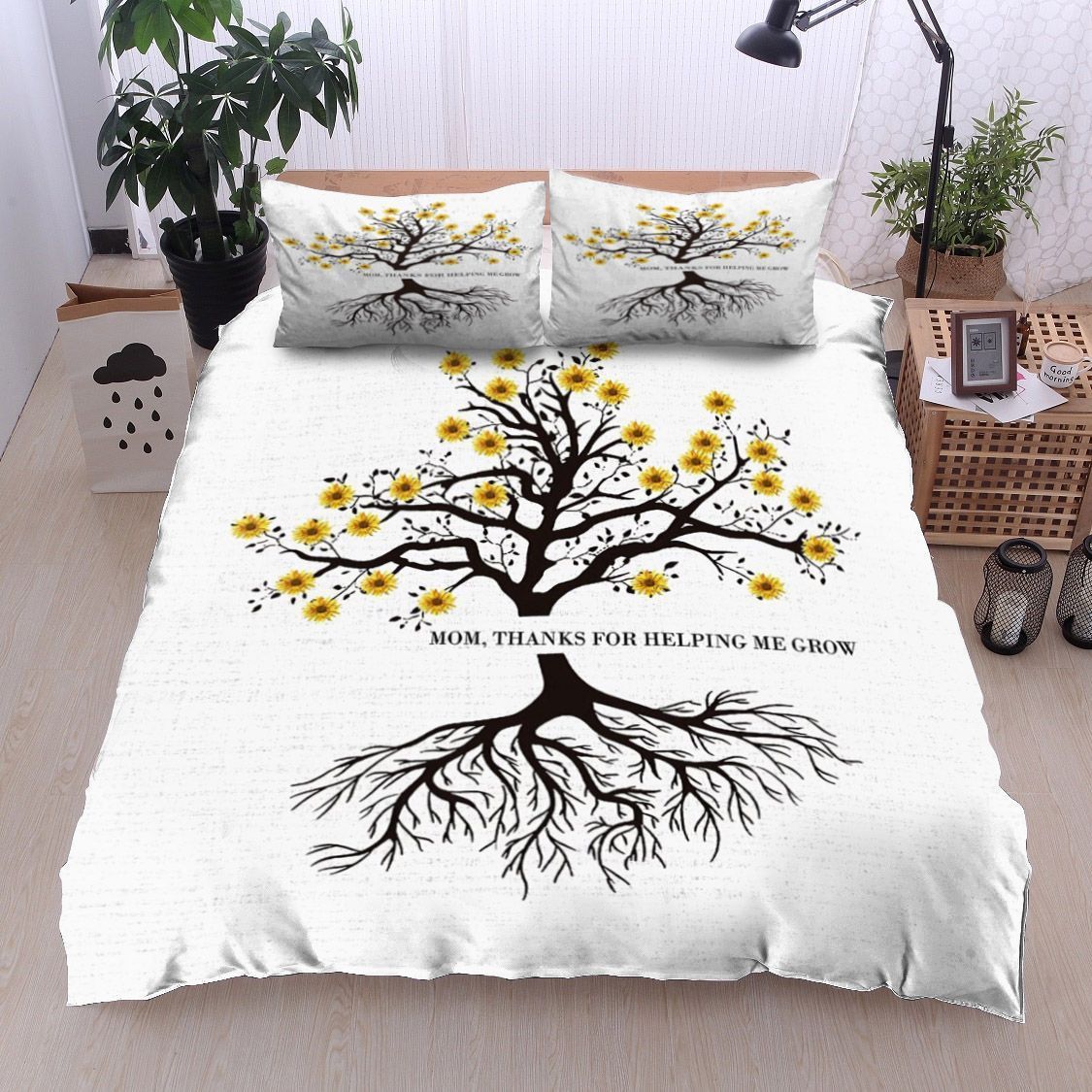 Sunflower Tree Mom Bedding Set
