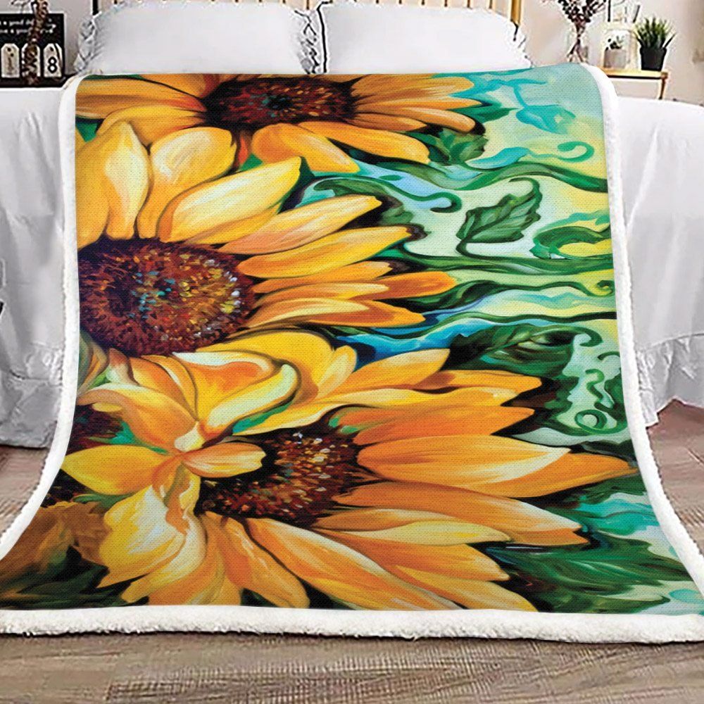 Sunflower Sherpa Fleece