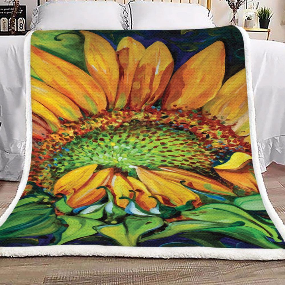 Sunflower Sherpa Fleece