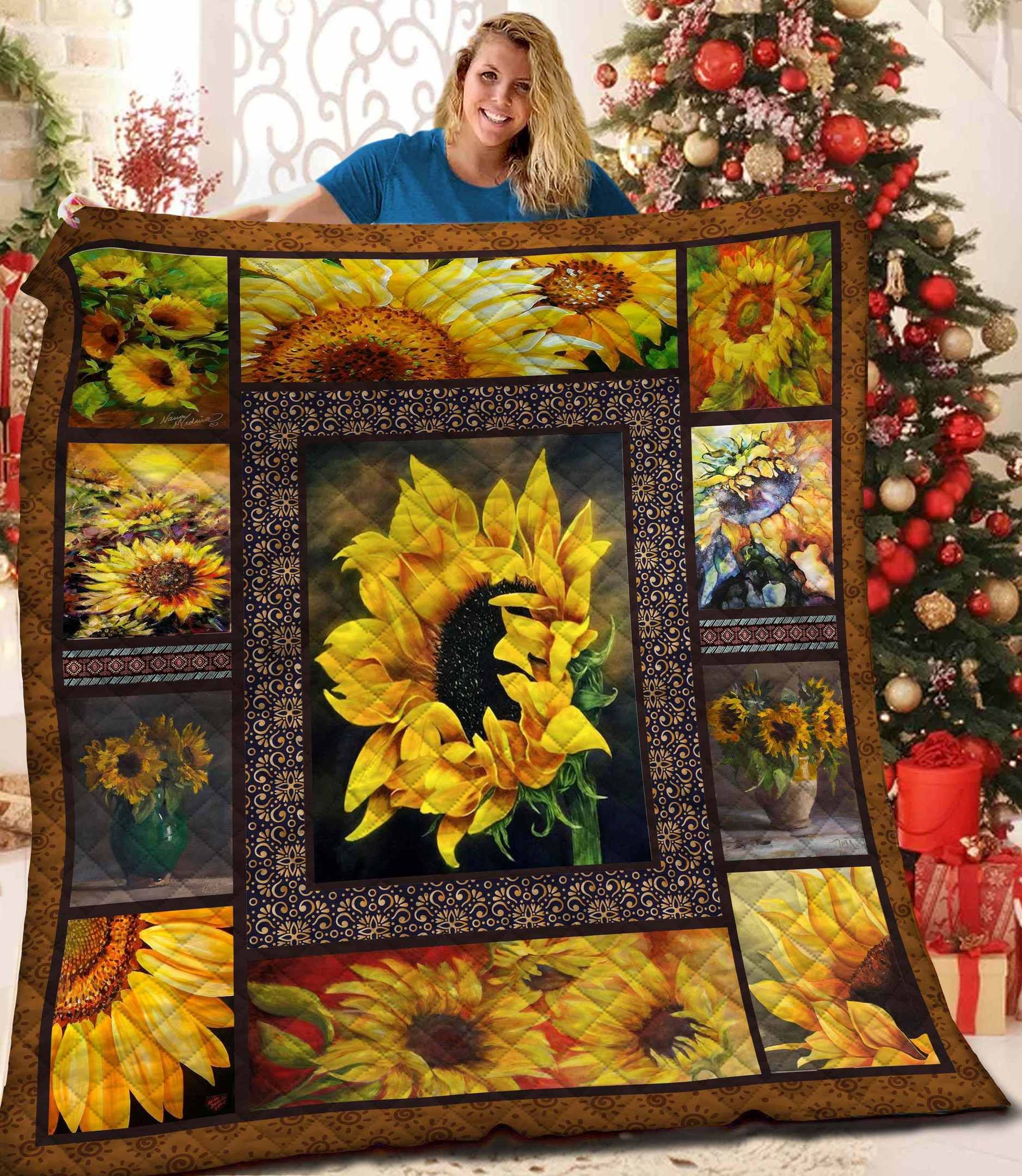 Sunflower TVH16101207 Quilt Blanket