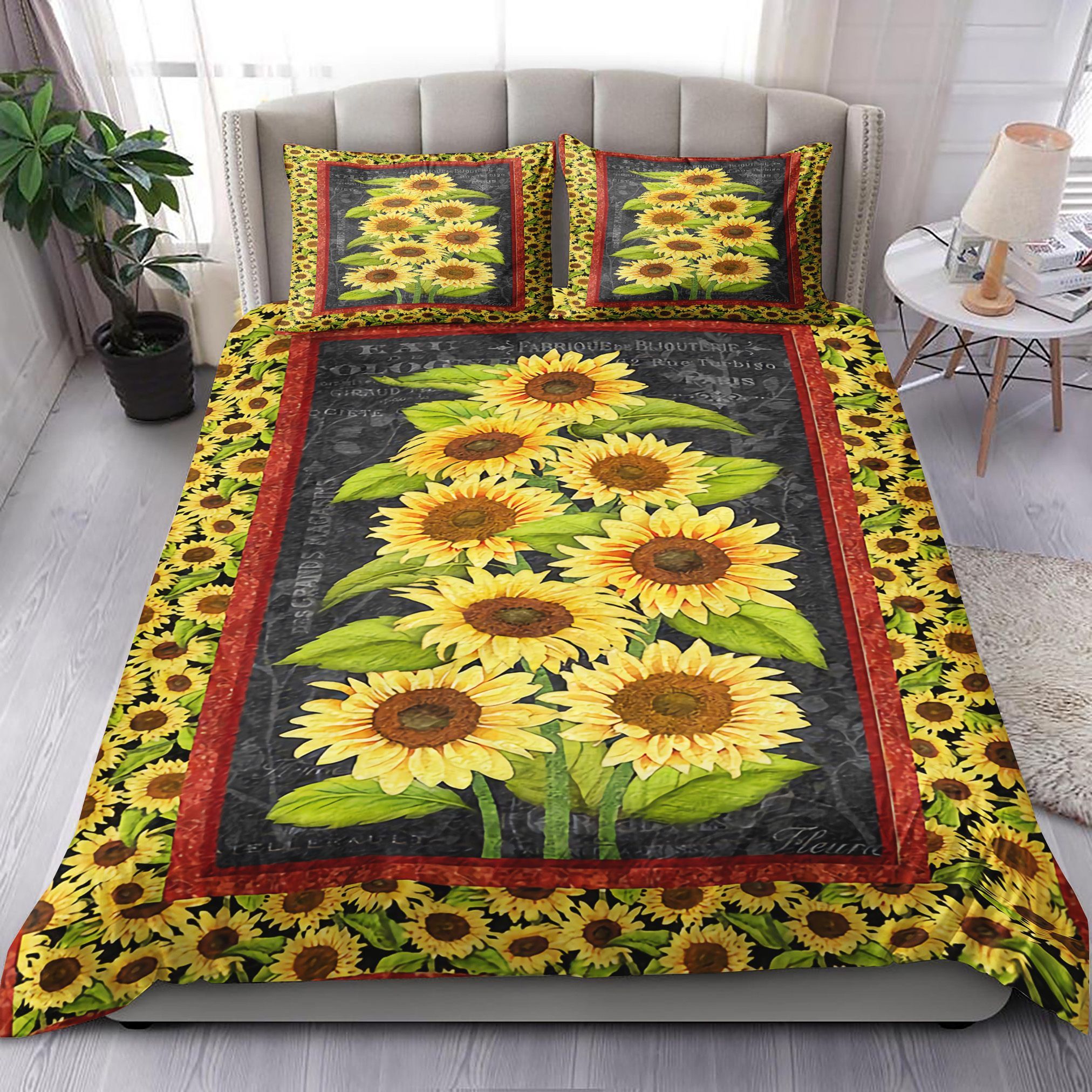 Sunflower Vintage Bedding Set