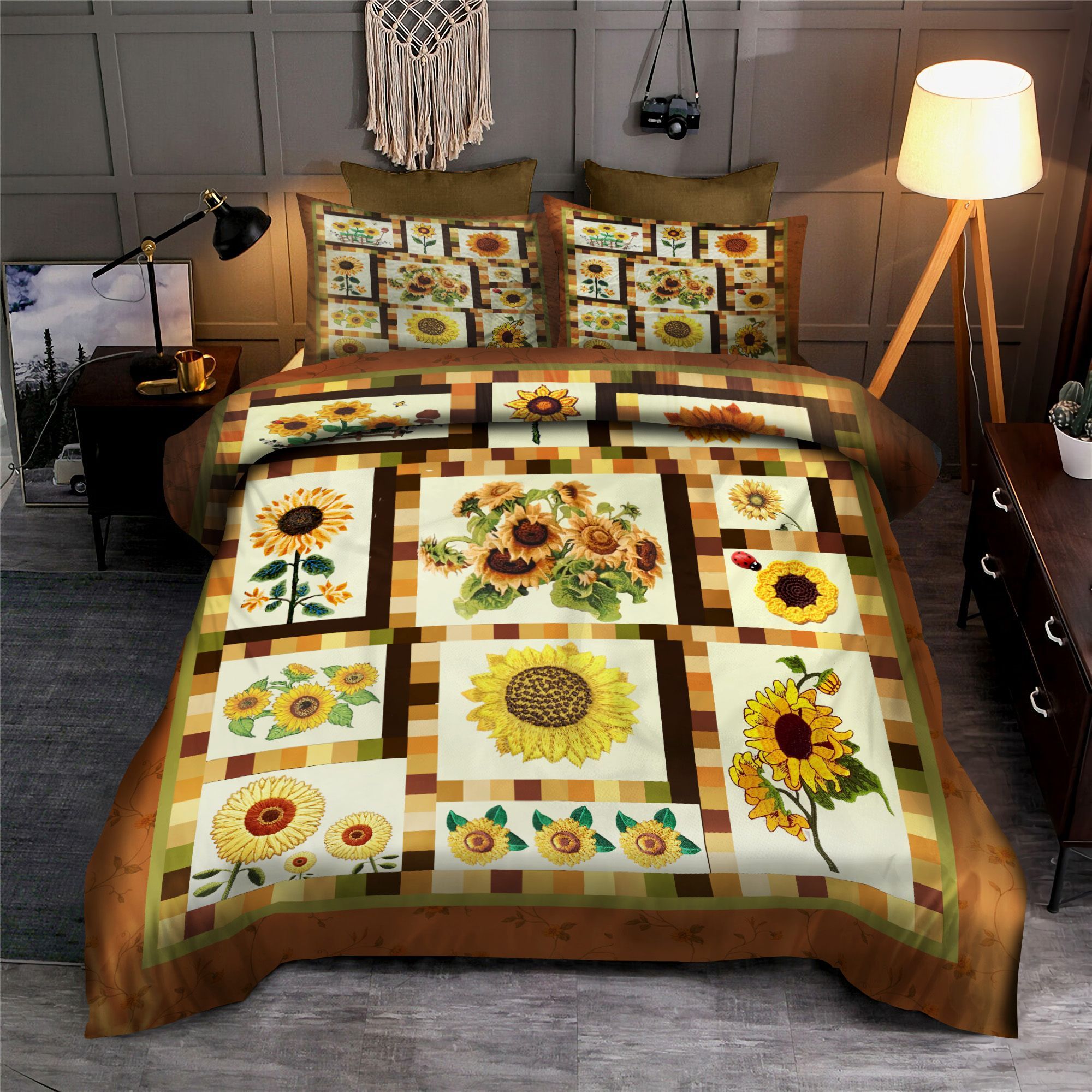 Sunflower Weave Bedding Set