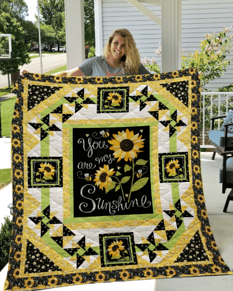 Sunflower Whatever I Imagine Quilt Blanket DHC020120479TD