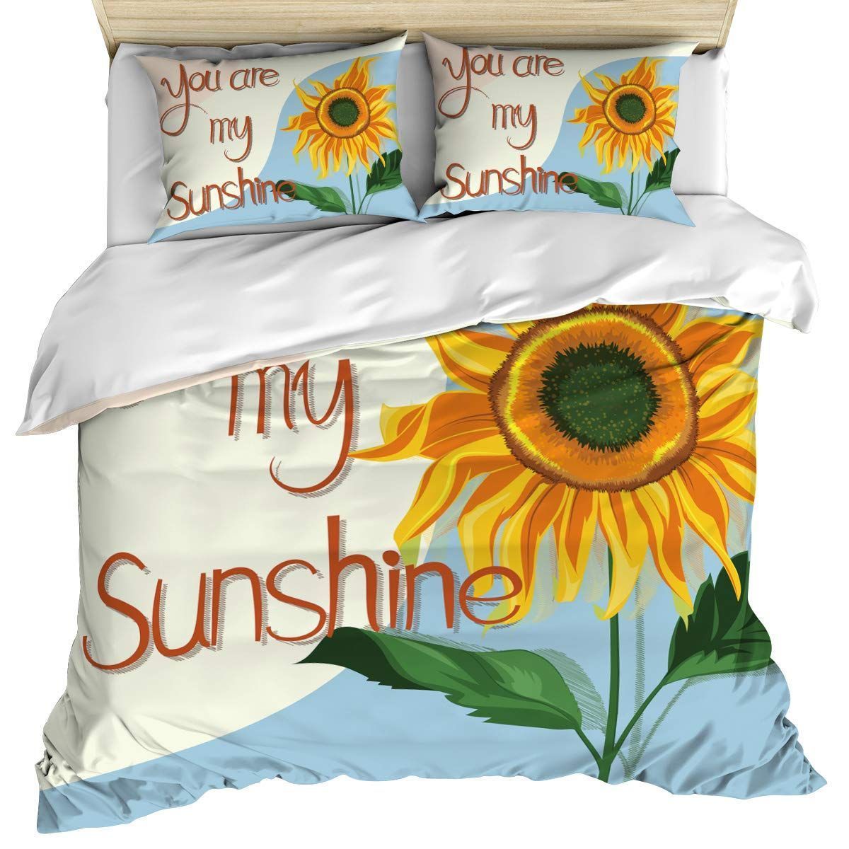 Sunflower You Are My Sunshine Bedding Set