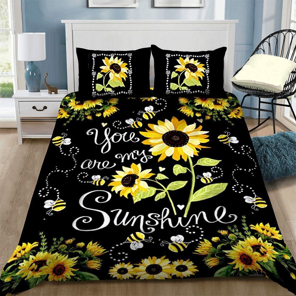Sunflower You Are My Sunshine Bedding Set