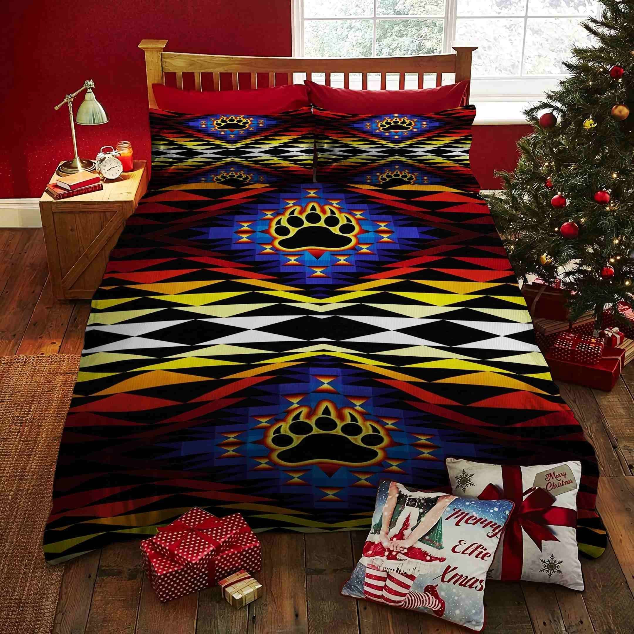 Sunset Bearpaw Bedding Set