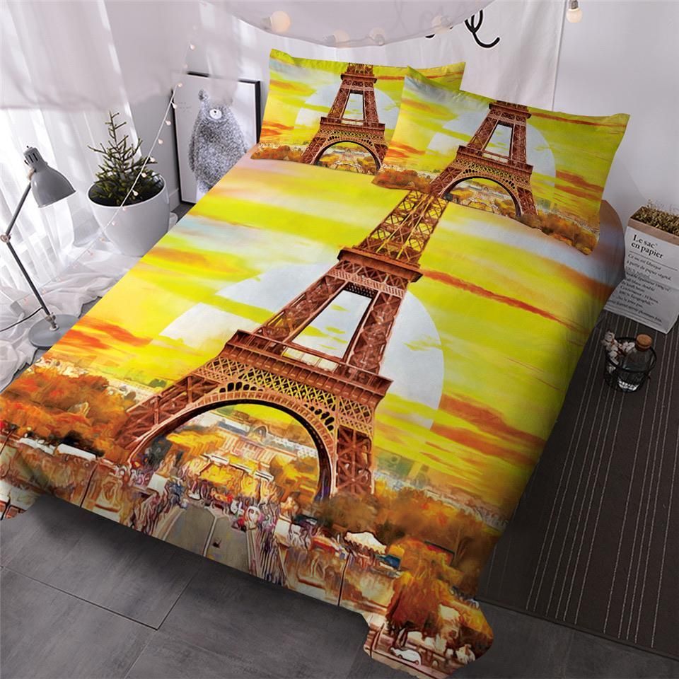 Sunset In Paris Bedding Set