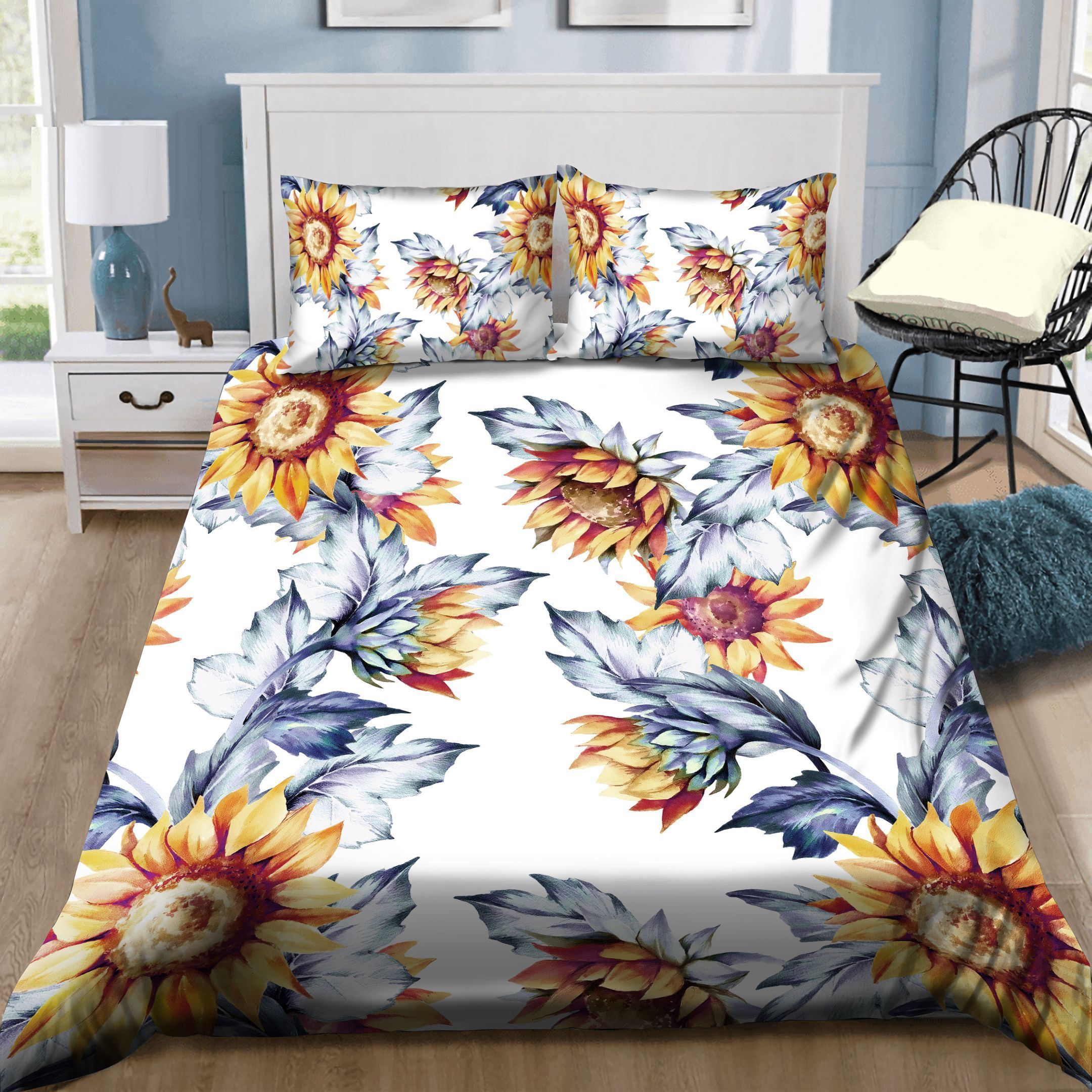 Sunset Sunflower Bedding Set