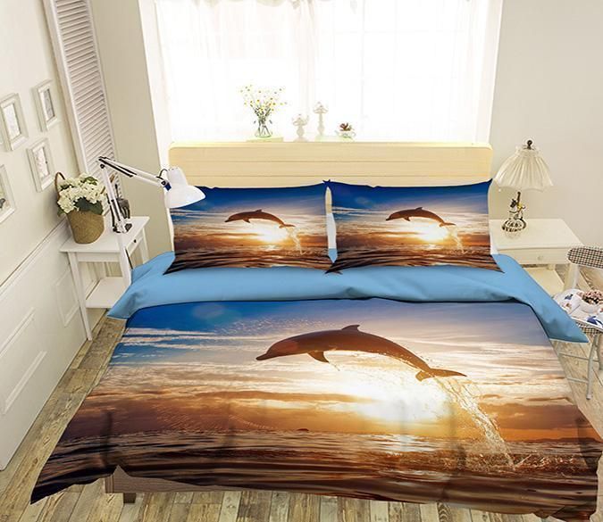 Sunshine Dolphin Bedding Set