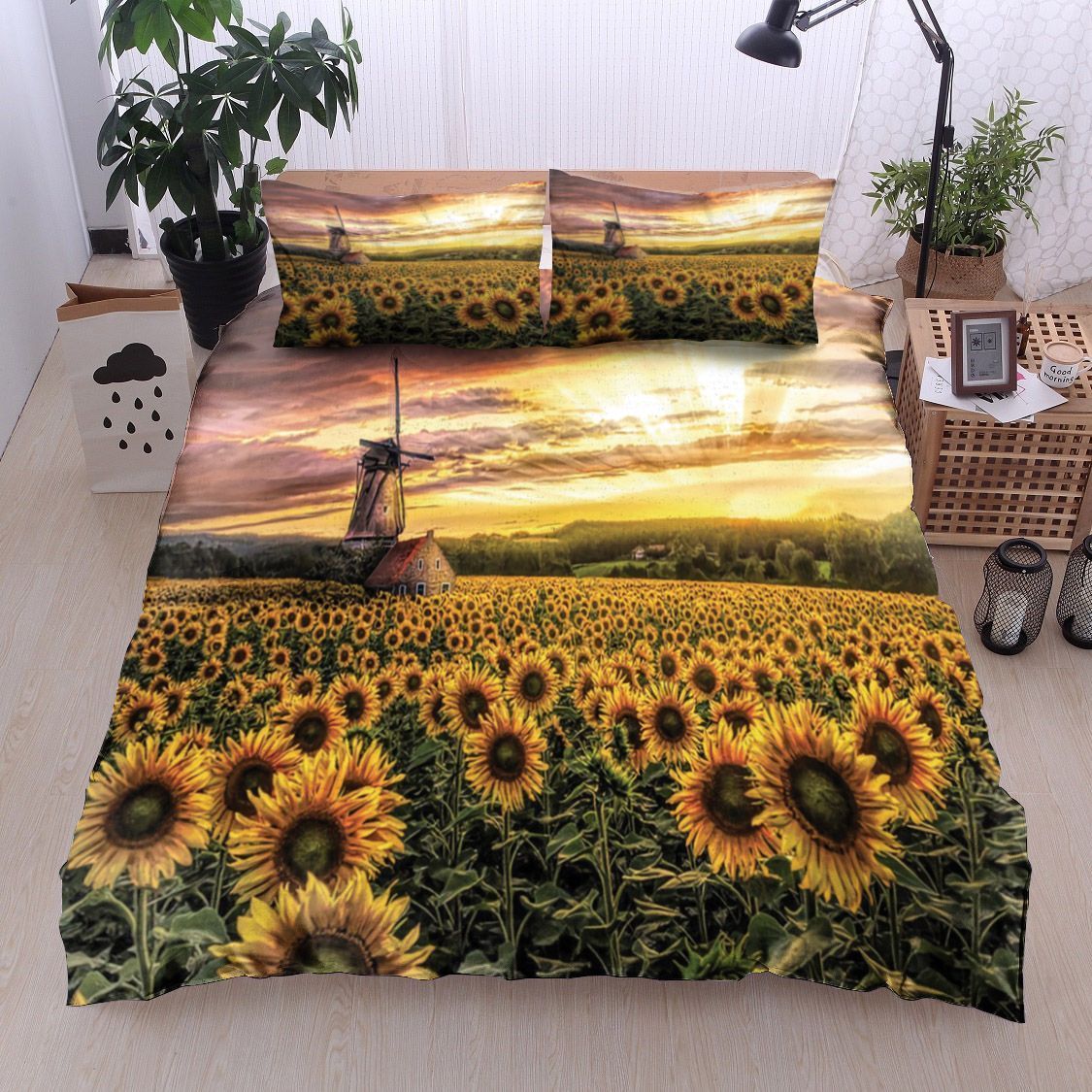 Sunshine Sunflower Farm Bedding Set