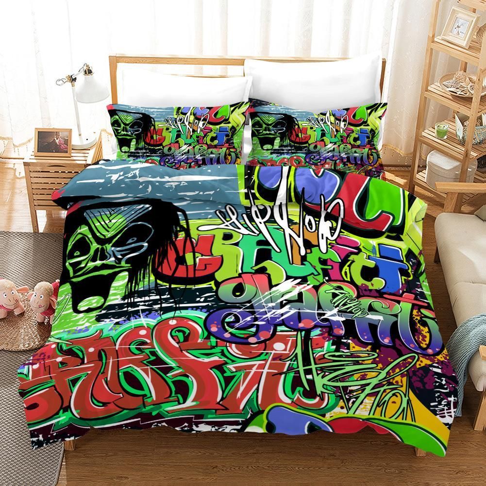 Super Cool Street Graffiti Bedding Set