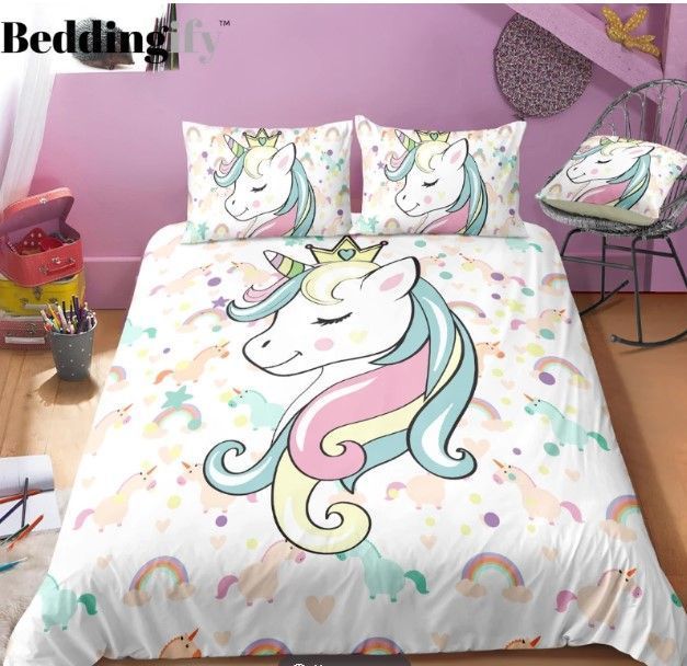 Super Cute Unicorn Bedding Set