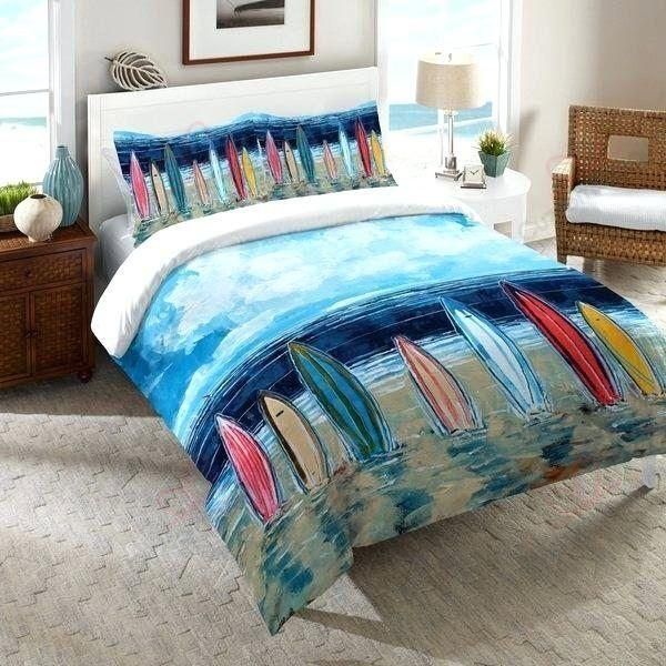 Surf Color Printed Bedding Set